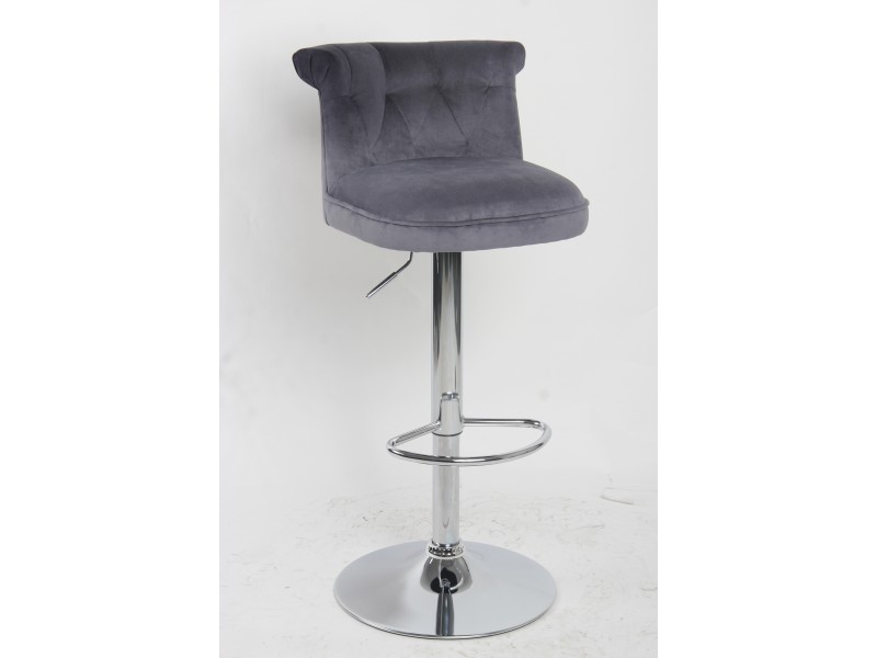 Grey Bar Stool-Tabouret et chaise-Anji Carlford Furniture Co.,Ltd.